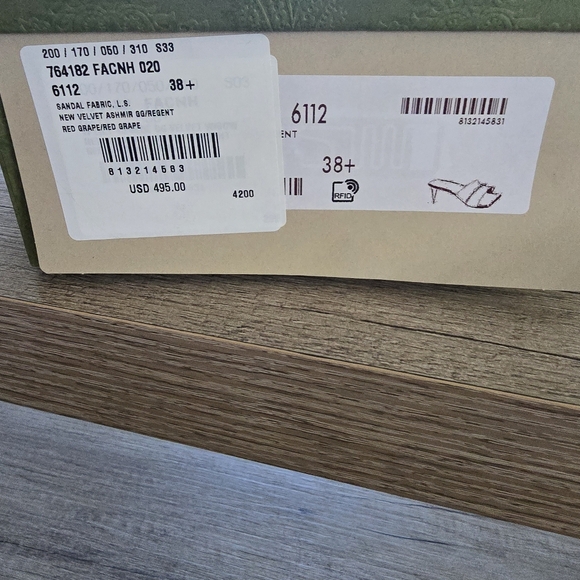 Burgundy Gucci smal heels - Picture 5 of 6